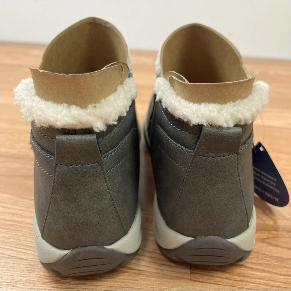 Easy Spirit Epic 3 Cold Weather Booties in Gray, Women's Size 8 WIDE NEW